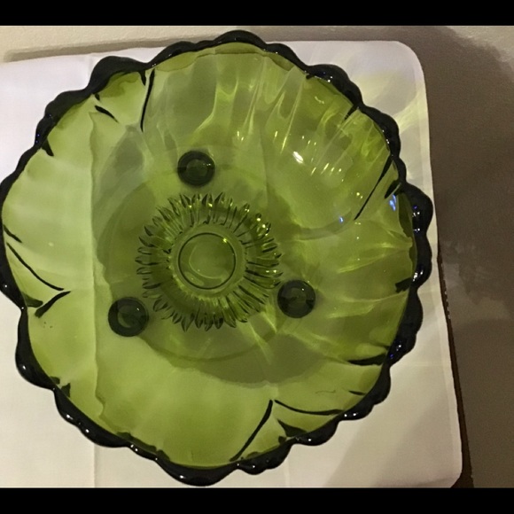 Antique vintage glass bowl - Picture 2 of 5